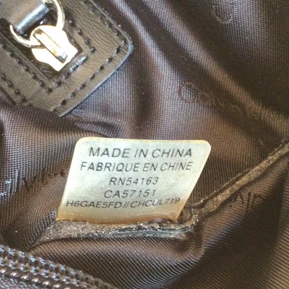 NWT Calvin Klein Black/Gold Handbag - Picture 16 of 16